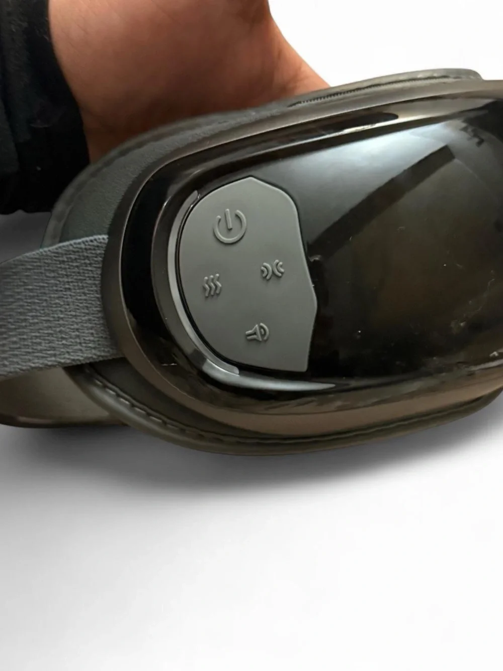 Voice-Activated Eye Massager VR Mask - Black